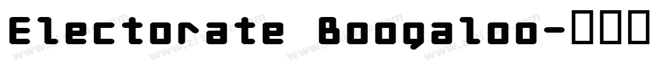 Electorate Boogaloo字体转换